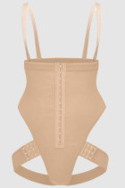 Apricot Sexy Solid Split Joint Lingerie