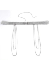 Silver Sexy Patchwork Tassel Metal Accessories Decoration Waist Chain