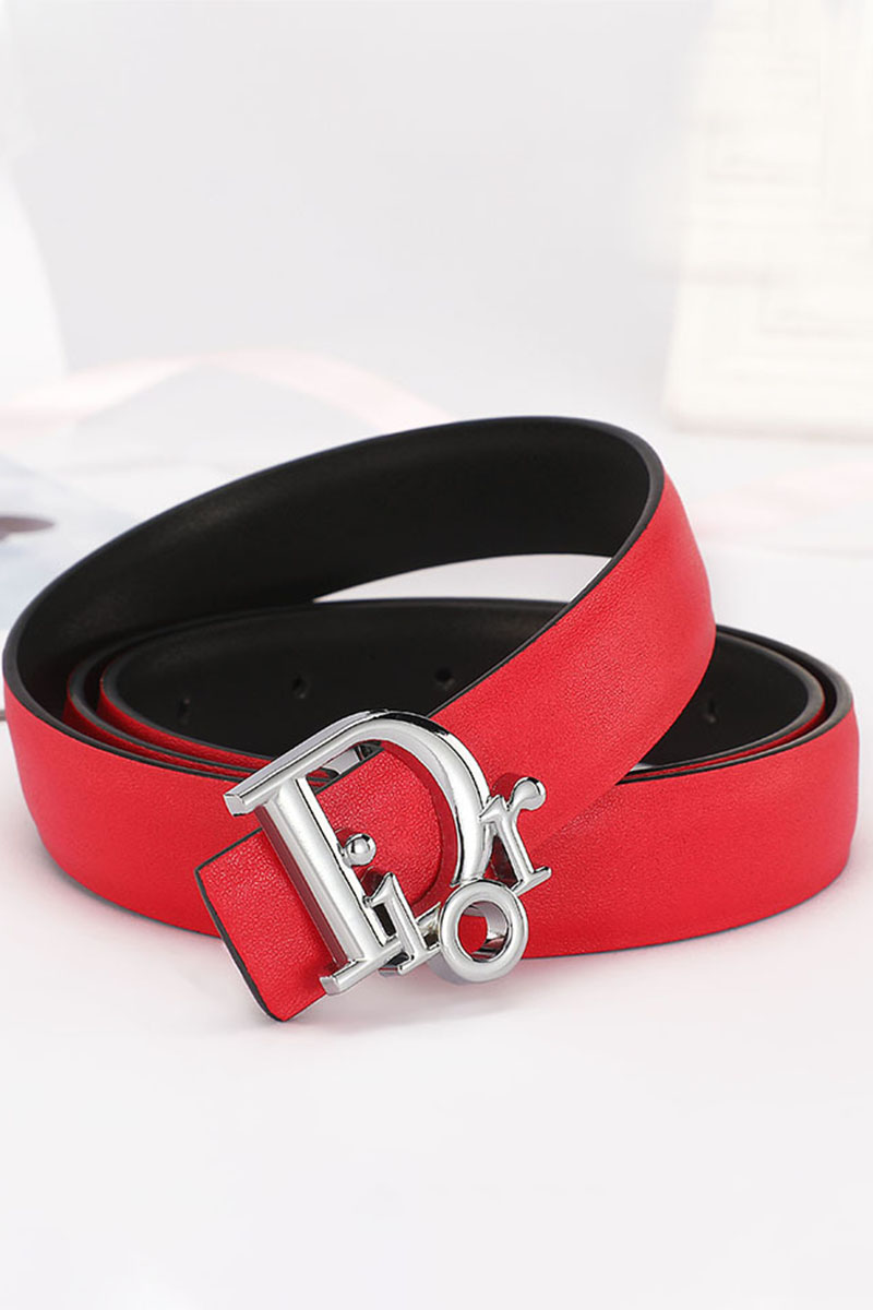 

Red Fashion Casual Letter Patchwork Belts