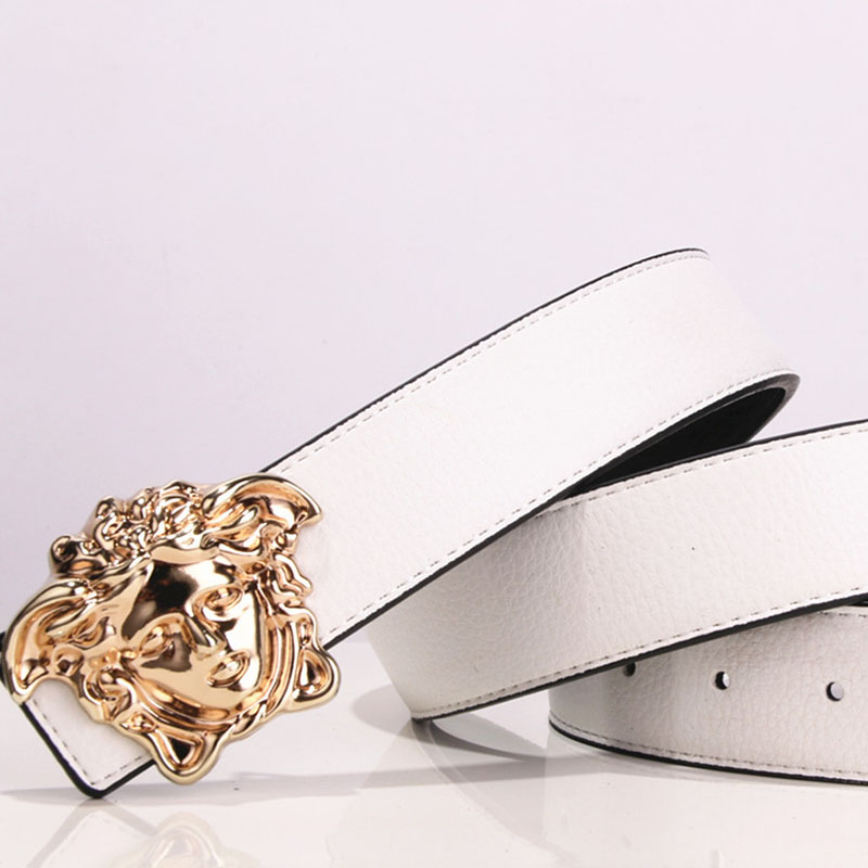 

White Fashion Simplicity Solid Patchwork Belts