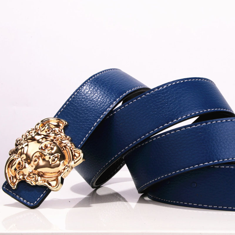 

Blue Fashion Simplicity Solid Patchwork Belts