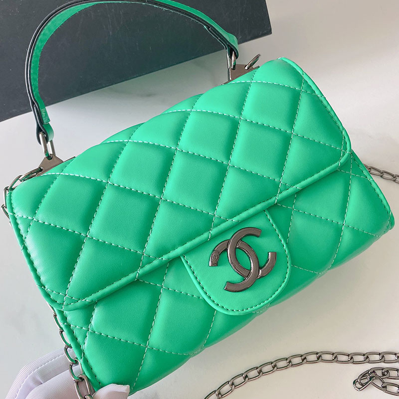 

Light Green Fashion Casual Letter Chains Bags
