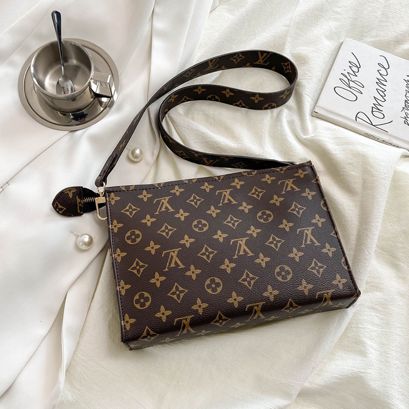 

Coffee Fashion Street Print Patchwork Bags