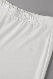 Белые сексуальные однотонные повязки в стиле пэчворк с бантом без бретелек без рукавов из двух частей