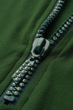 Royal Blue Fashion Casual Solid Basic Zipper Collar Skinny Romper