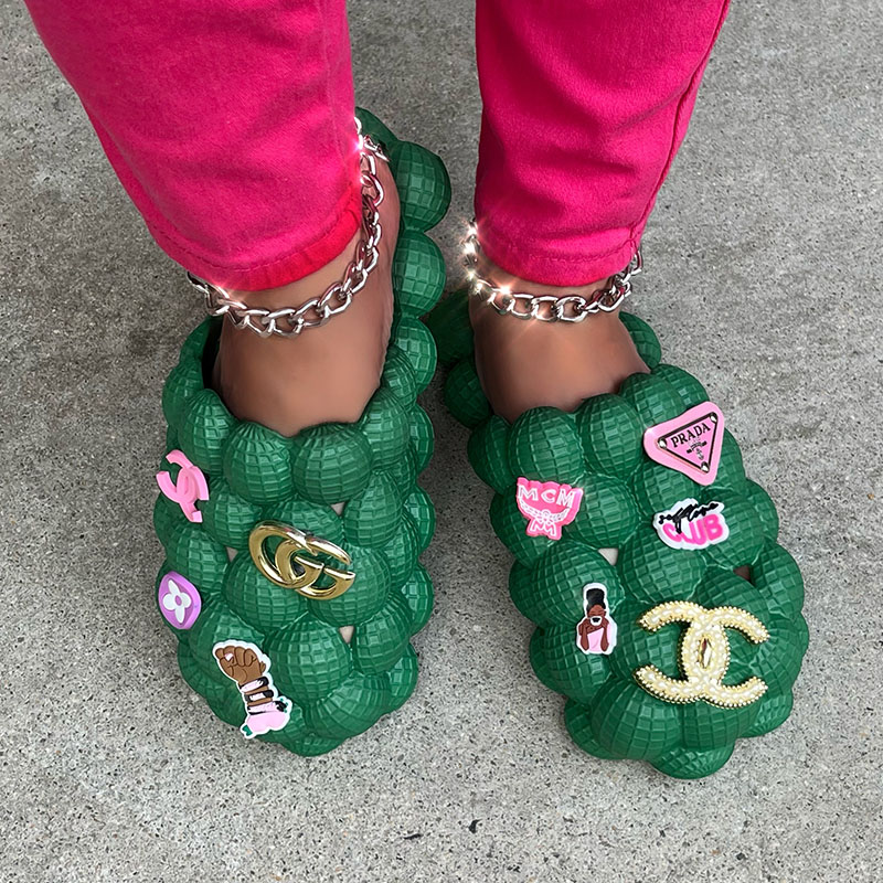 

Green Fashion Casual Patchwork Closed Comfortable Shoes