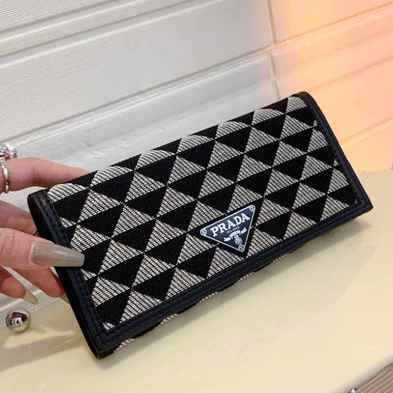 

Black Fashion Simplicity Letter Patchwork Purses