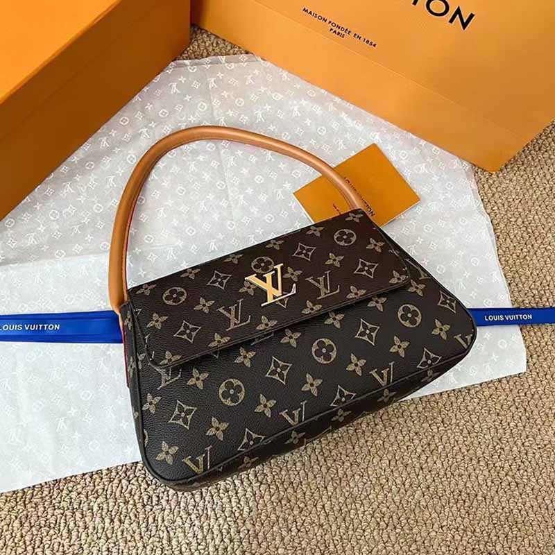 

Brown Fashion Vintage Print Letter Bags