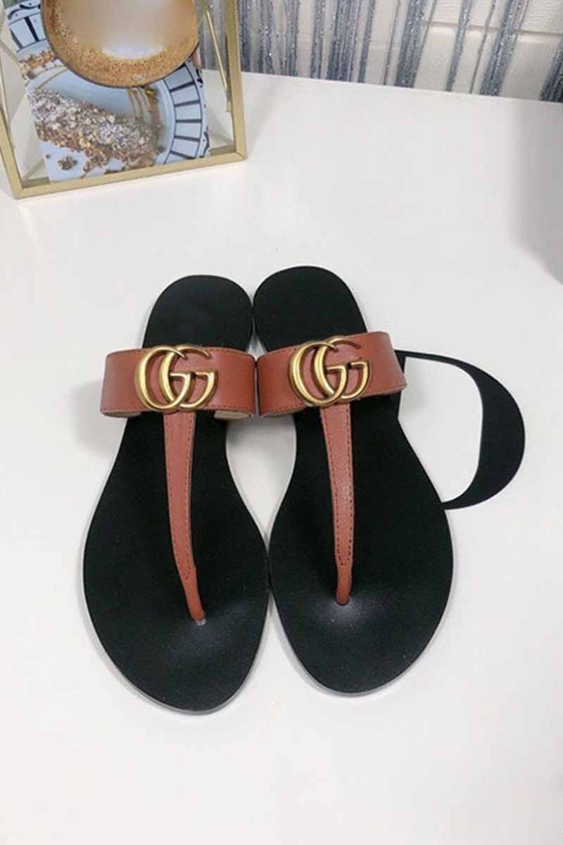

Brown Fashion Casual Letter Opend Comfortable Shoes