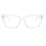 Прозрачные цветные модные повседневные однотонные солнцезащитные очки в стиле пэчворк