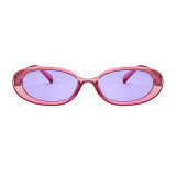 Gafas de sol de patchwork casuales de moda púrpura