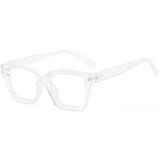Transparent Color Fashion Casual Solid Patchwork Sunglasses