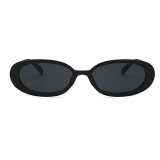 Черные модные повседневные солнцезащитные очки в стиле пэчворк