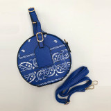 Blaue Art und Weise beiläufiger Druck-Patchwork-Taschen