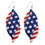 Blue Fashion Casual The stars Patchwork Earrings