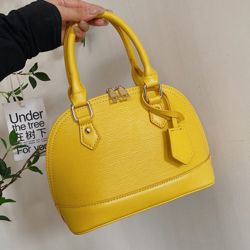 Yellow Fashion Casual Solid Patchwork Bags