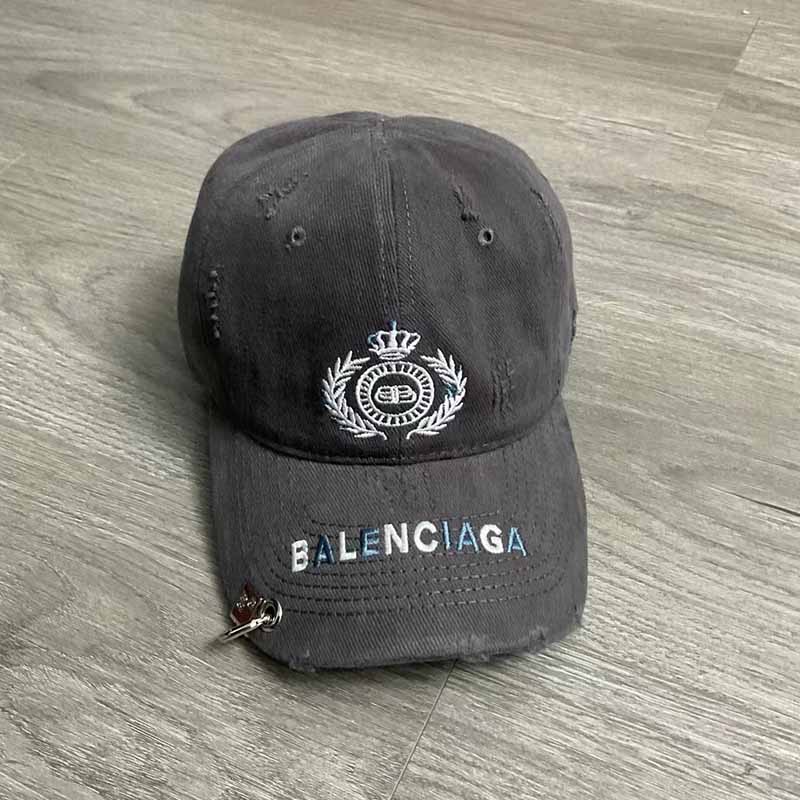 

Grey Fashion Street Letter Embroidered Hat