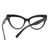 Óculos de sol casuais de retalhos de moda preta