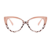 Óculos de sol rosa moda casual leopardo patchwork