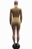 Lila Fashion Sexy Erwachsene Ma'am Solid Two Piece Suits Pencil Long Sleeve Two Pieces