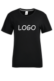 Orange High-quality custom t-shirt printing short sleeve women's T-shirt cotton T-shirt, to order