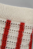 Albicocca moda casual solido patchwork colletto turndown manica lunga due pezzi