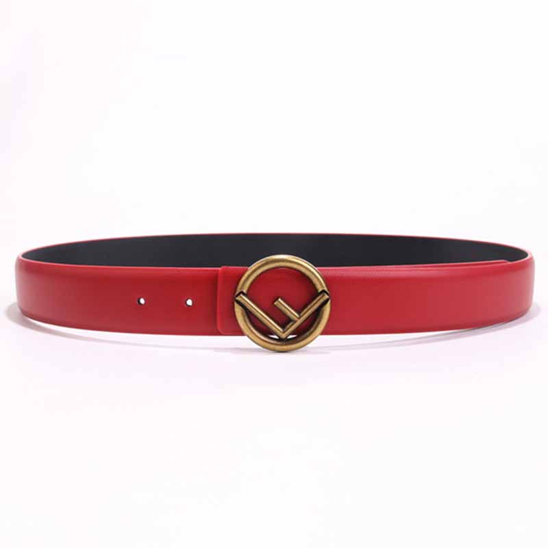 

Red Fashion Casual Solid Patchwork Letter Belts