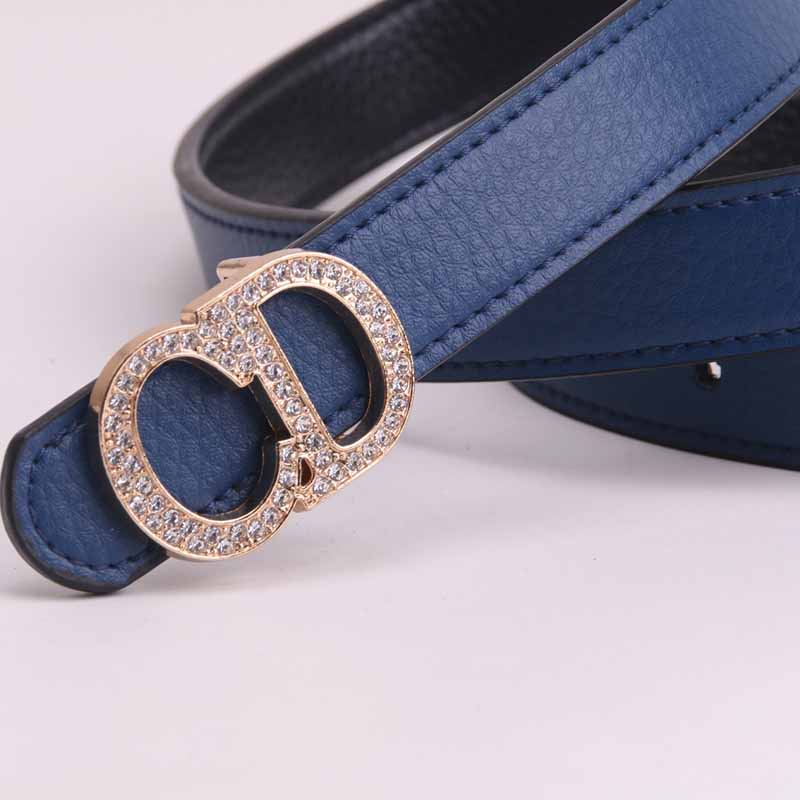 

Blue Fashion Casual Solid Letter Belts