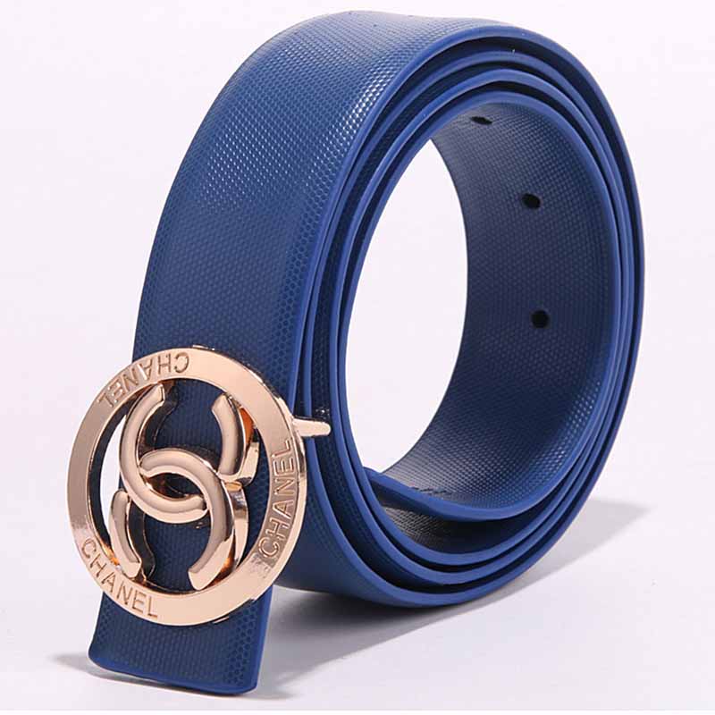 

Blue Fashion Casual Solid Letter Belts