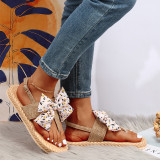Khaki Fashion Casual Patchwork mit runden bequemen Outdoor-Schuhen mit Schleife