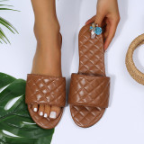 Brown Fashion Casual Patchwork Solid Color Round Comfortable Out Door Shoes