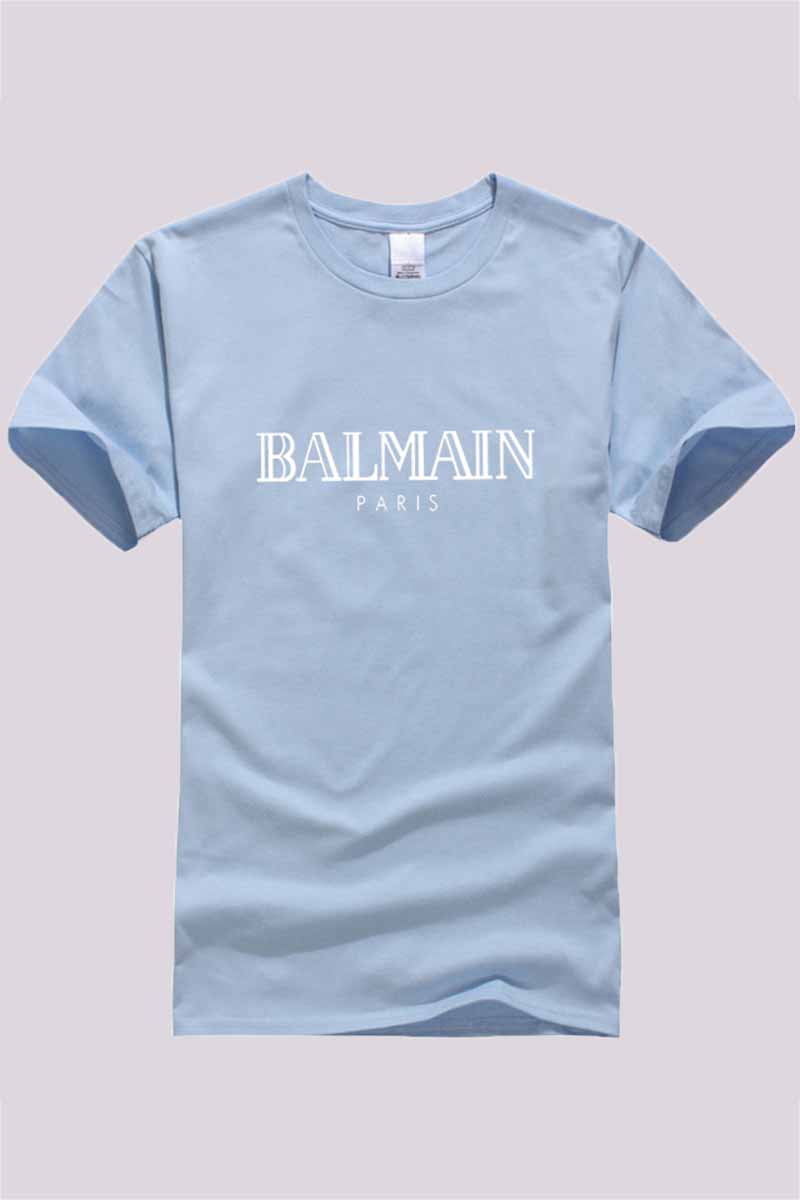 

Baby Blue Fashion Sportswear Print Letter O Neck Tops
