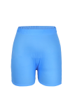Azul claro estampa de moda patchwork skinny cintura alta lápis posicionamento fundo estampado