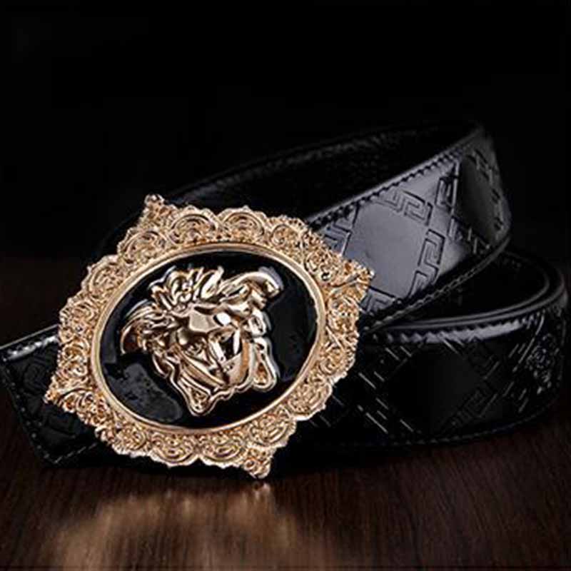 

Black Fashion Casual Figure Solid Patchwork Belts