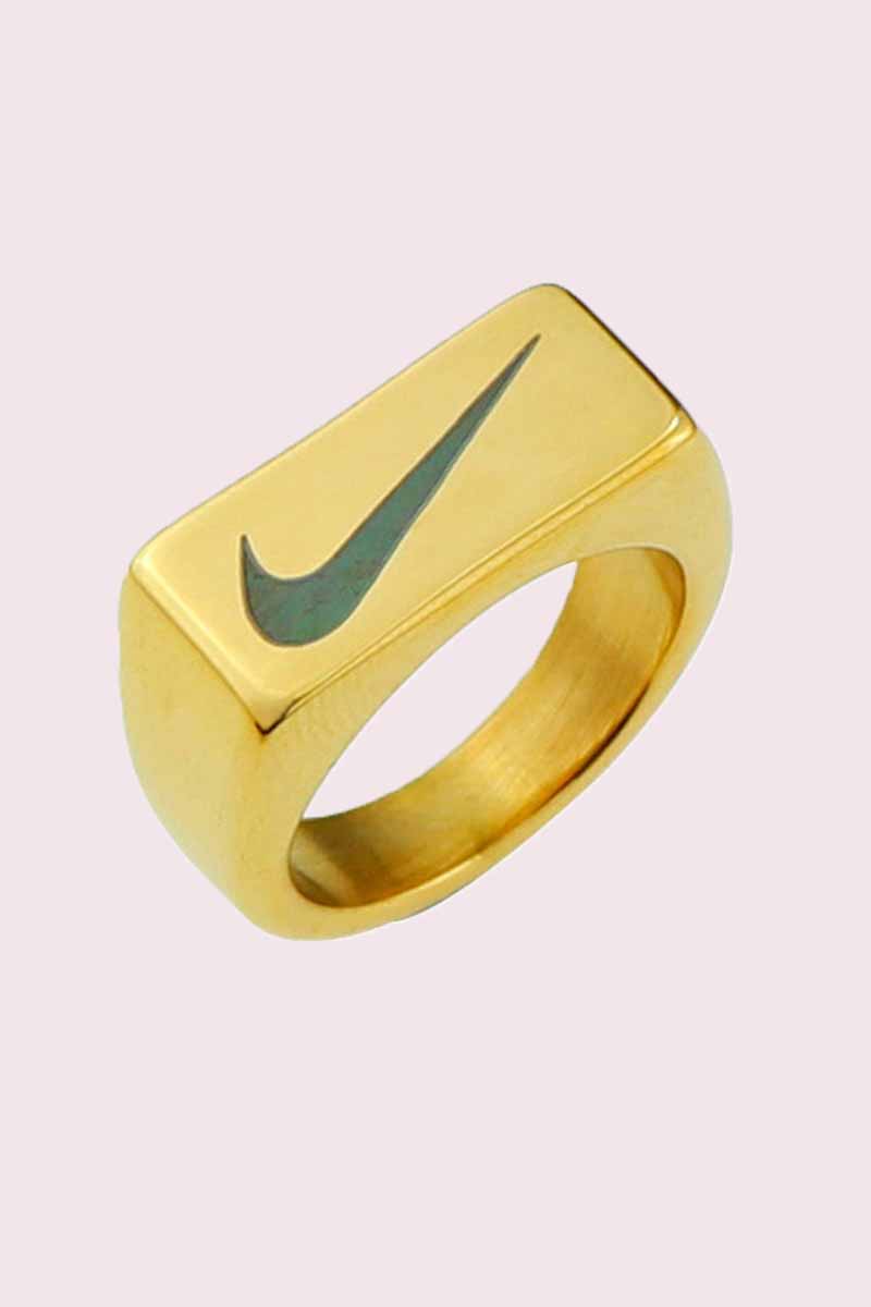 

Gold Fashion Simplicity Geometric Patchwork Rings