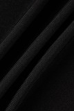 Robes de soirée à col oblique asymétrique en patchwork de célébrités noires