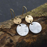 Silver Fashion Vintage Patchwork Earrings