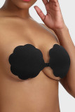 Skin Color Fashion Sexy Solid Patchwork Invisible Bra