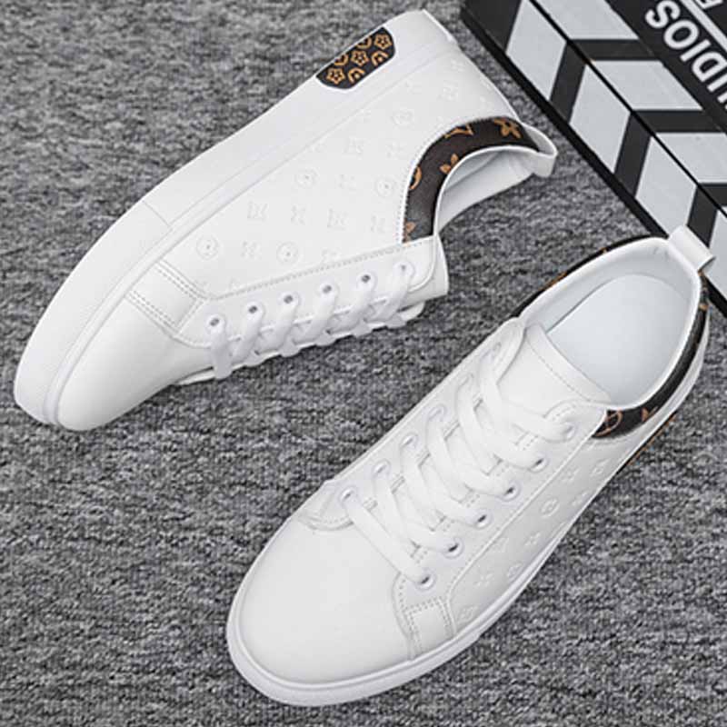 

White Fashion Casual Patchwork Closed Sport Shoes