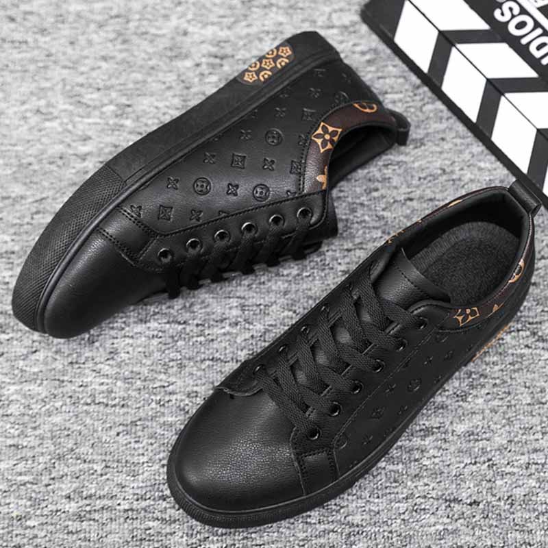 

Black Fashion Casual Patchwork Closed Sport Shoes