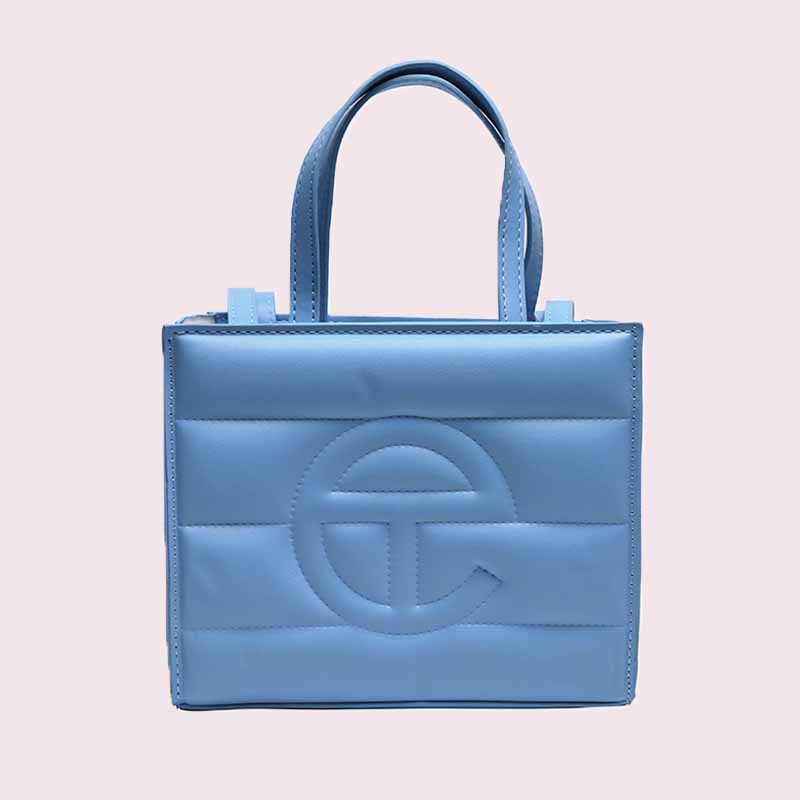 

Blue Fashion Street Solid Patchwork Bags