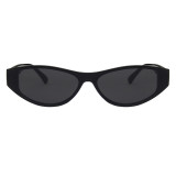 Gafas de sol de patchwork sólido de moda negro