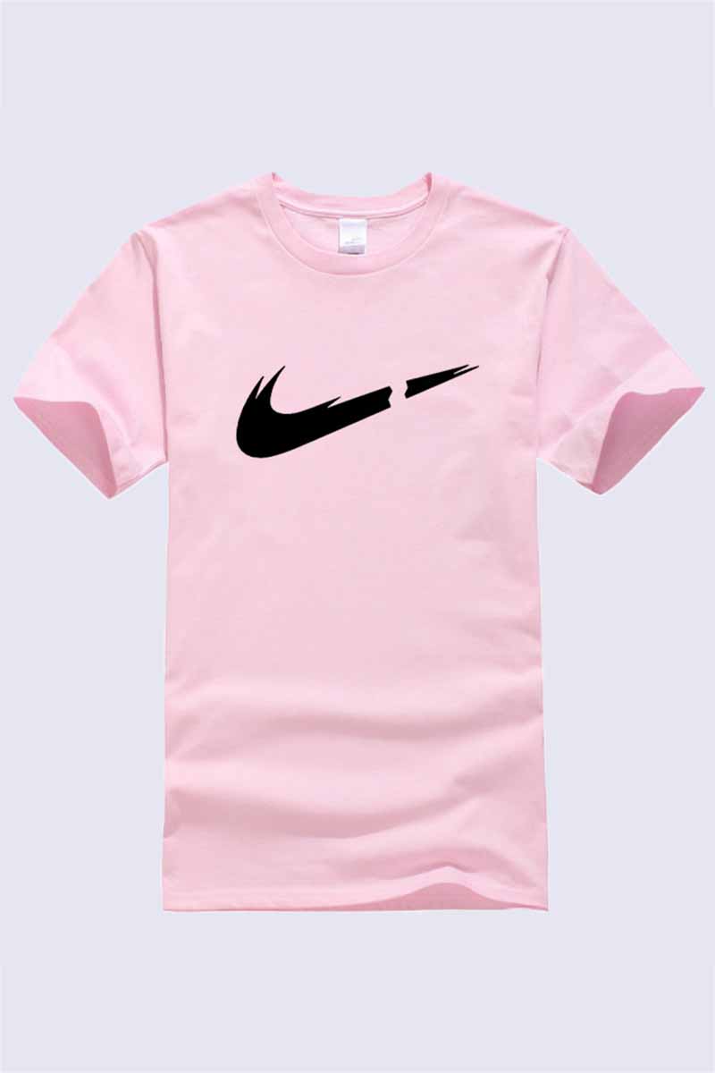 Pink Fashion Casual Print Patchwork O Neck Tops