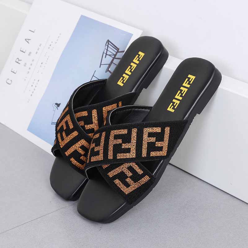 Gold Fashion Casual Letter Opend Comfortable Shoes