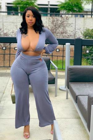 Blue Sexy Solid Loose Short Sleeve Two-piece Pants Set