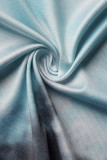 Due pezzi trasparenti con fasciatura in nappa con stampa sexy blu grigio