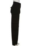Vit modetryck lapptäcke med mitten av midjan Rak positioneringstryck nederdel