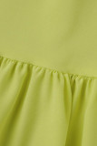 Tute regolari verdi con stampa sexy patchwork con cinturino senza spalline