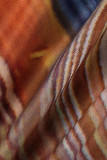 Многоцветная сексуальная повседневная повязка с принтом и V-образным вырезом с длинным рукавом из двух частей