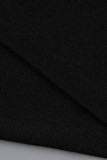 Хаки Повседневные однотонные прямые платья с воротником с капюшоном в стиле пэчворк